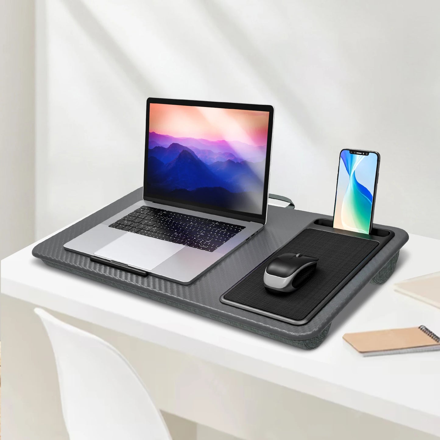 Lap Desk and Phone Holder