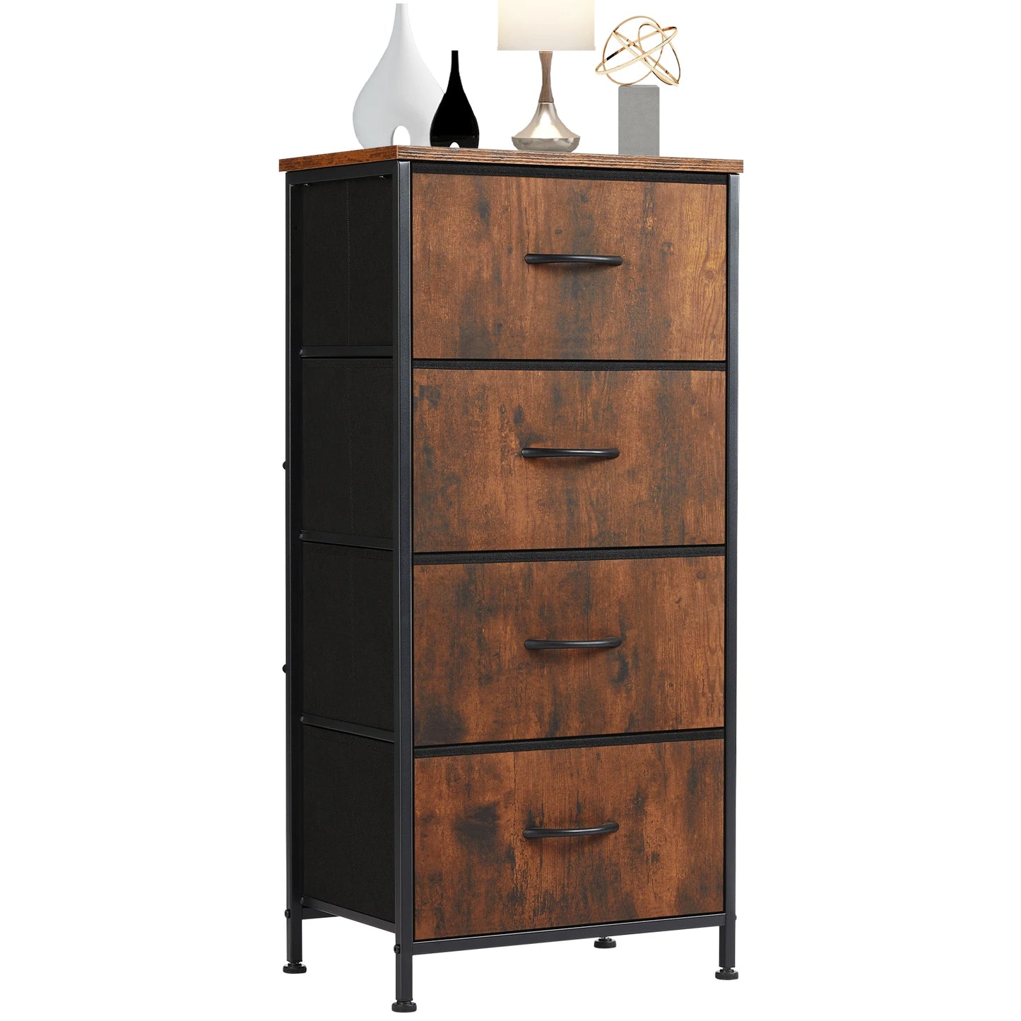 Dresser Nightstand Fabric Drawers