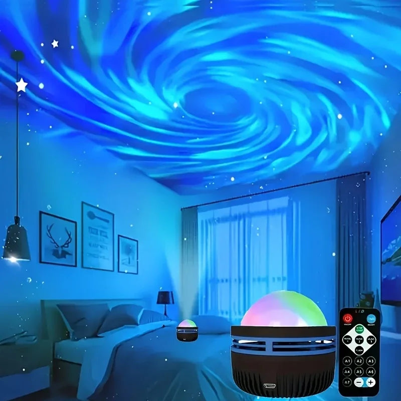 Aurora Starry Sky Projector with Remote LED