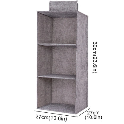Wardrobe Hanging Storage Drawers - Collapsible Shelves - Multi Color & Size