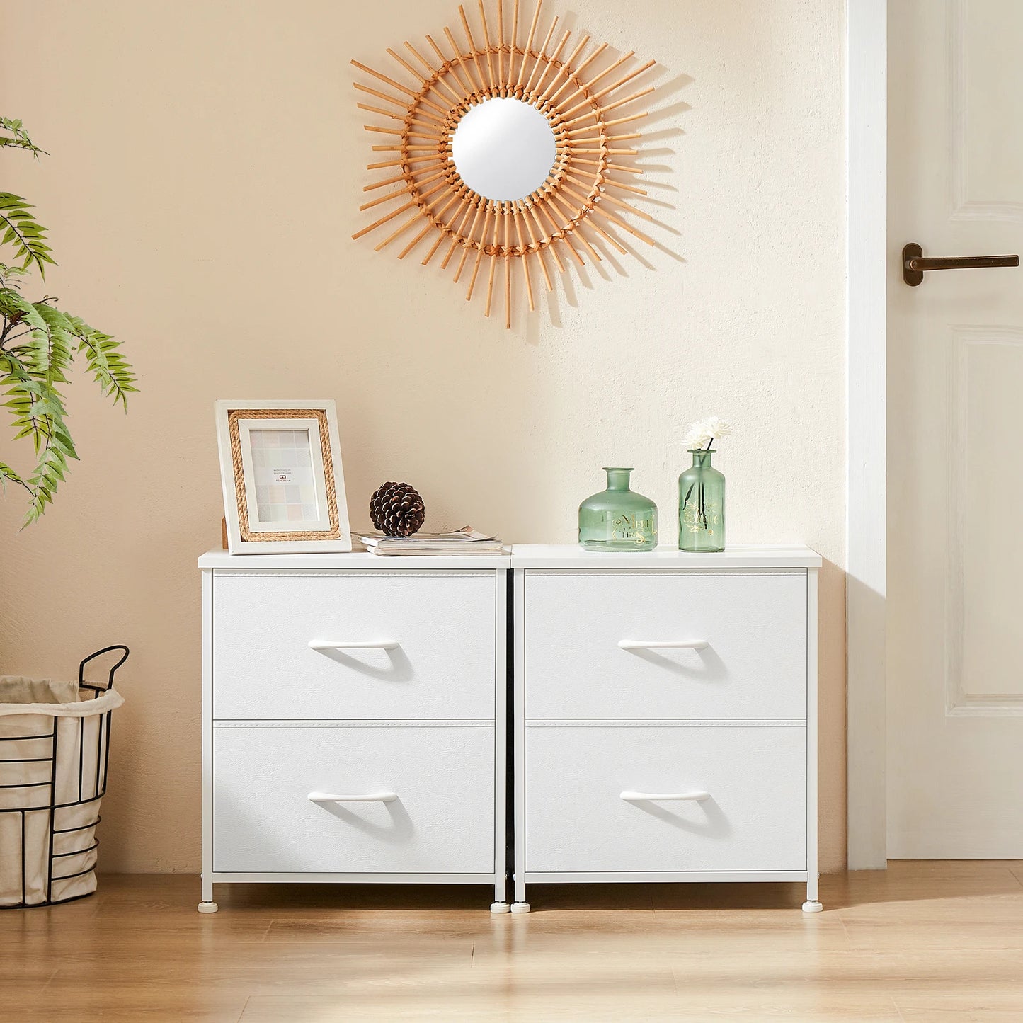 Nightstand Bedside Table - Multi-Color