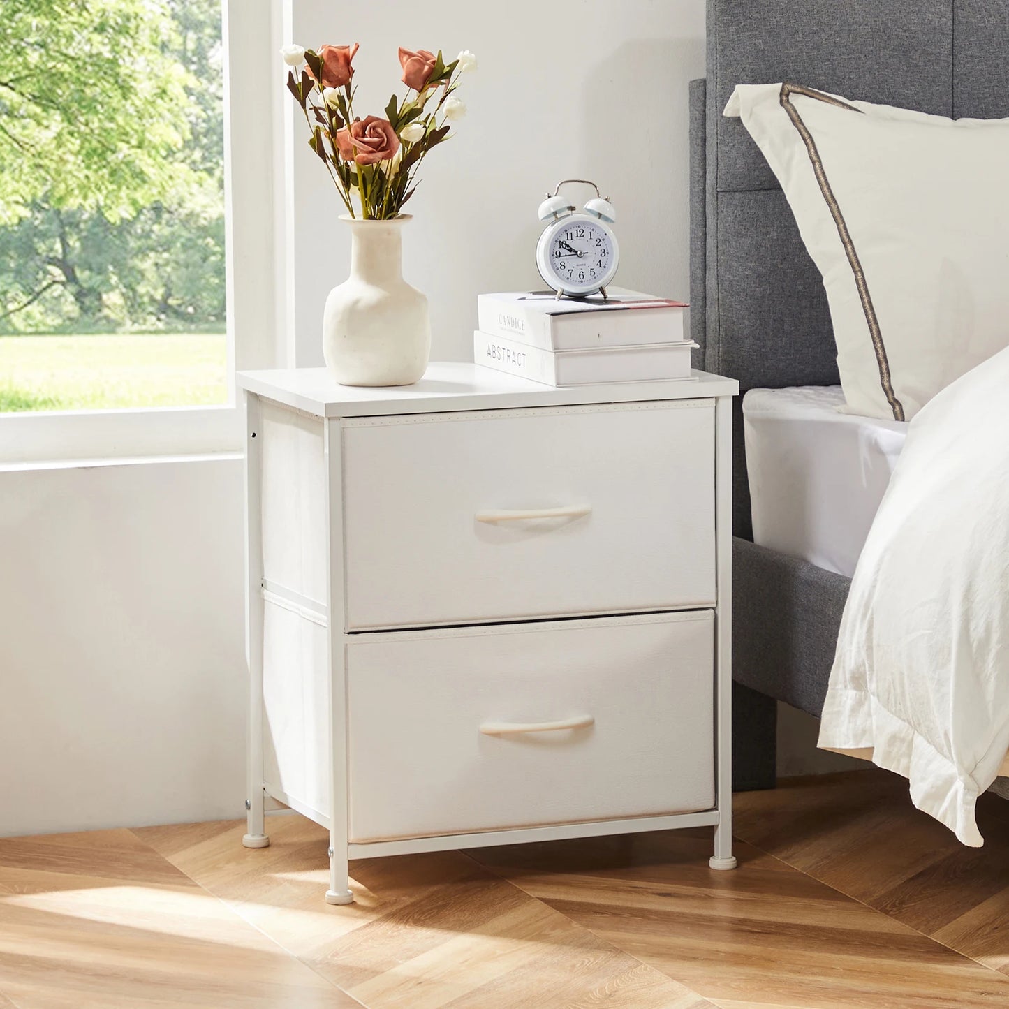 Nightstand Bedside Table - Multi-Color