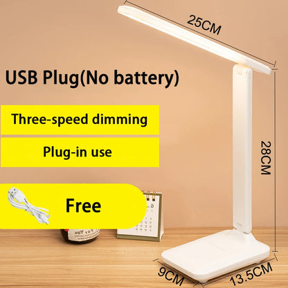 LED Table Lamp 3 Color Dimmable Desk Lamp