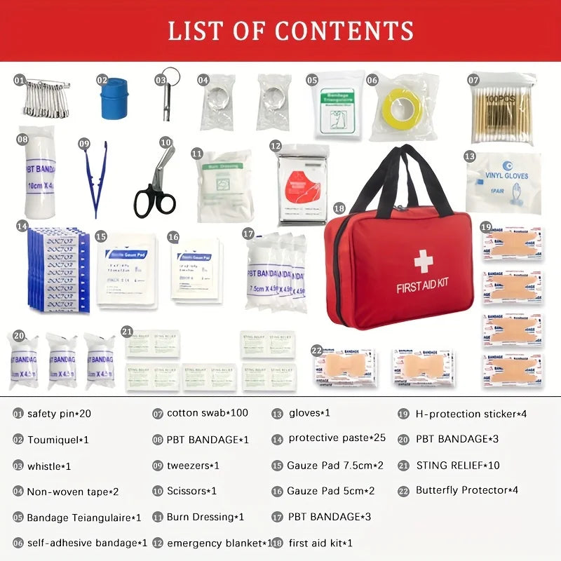 Multi-purpose Emergency Medical Supplies Portable Medical Kit