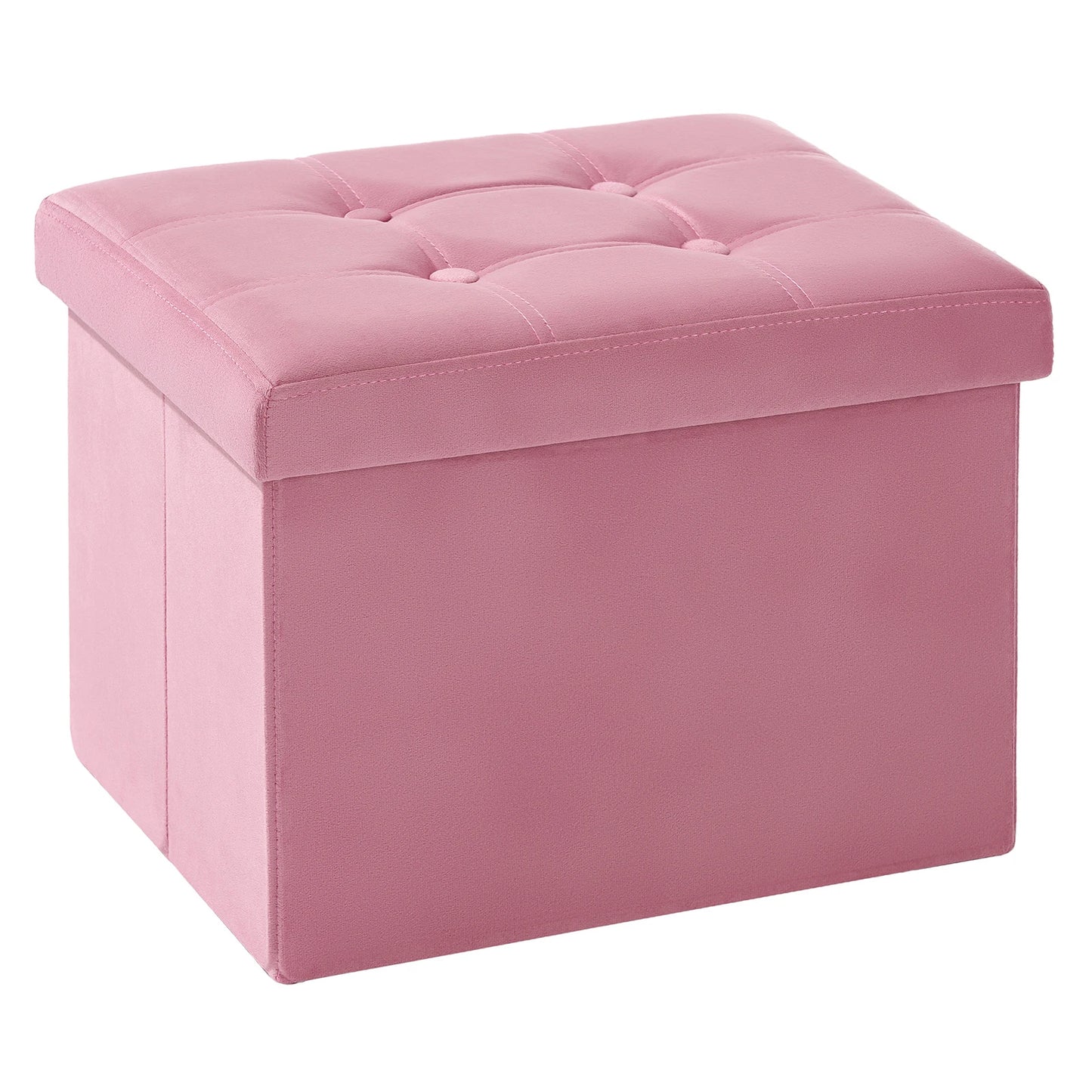 Storage Ottoman 16.1 Inches Foldable