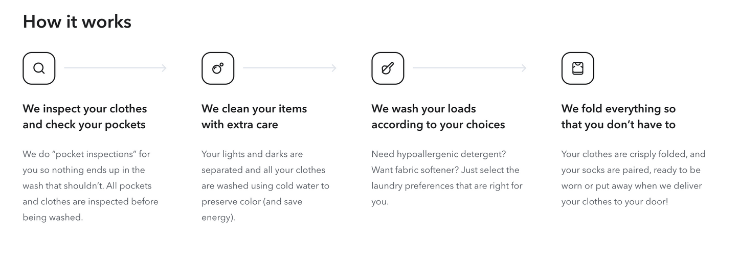 Wash & Fold Laundry Service To Your Dorm!