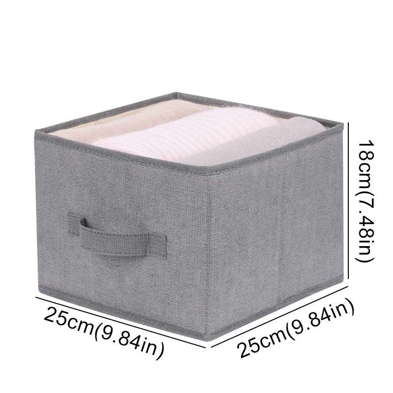 Wardrobe Hanging Storage Drawers - Collapsible Shelves - Multi Color & Size