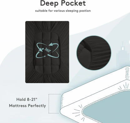 Memory Foam Mattress Topper Twin XL - Flufffy 5D Filling